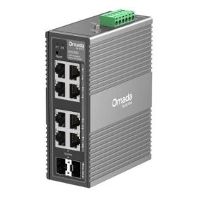 TP-Link Omada IES208G Switch 8 Puertos - Gestionado - 6xRJ45 1Gbps - 2xRJ45/SFP Combo - Conmutacion hasta 16Gbps - Soporta QOS - Color Gris Oscuro