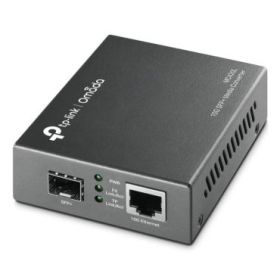 TP-Link Omada MC420L Convertidor de Fibra a RJ45 - Velocidad hasta 10Gbps - Auto Negociacion - Color Gris Oscuro