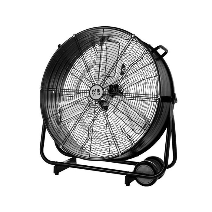 Muvip Ventilador Industrial de Suelo - 300W - 3 Velocidades - Color Negro