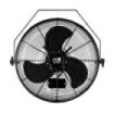 Muvip Ventilador Industrial de Pared Exterior - 140W - 3 Velocidades - Resistente a Agua y Polvo - Ajuste de Inclinacion - Color Negro