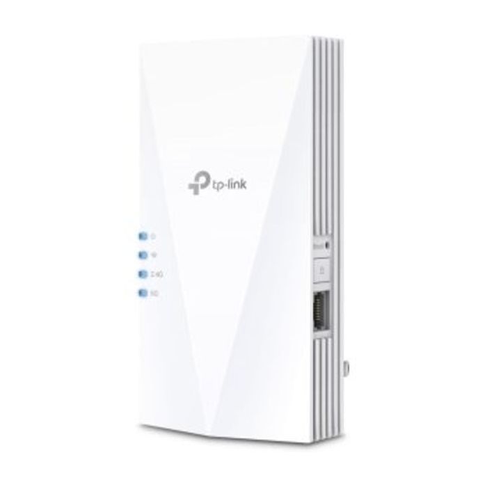 TP-Link RE580X Extensor WiFi de Doble Banda - Velocidad hasta 1.5Gbps - Configuracion Sencilla con WPS o App - WiFi AX1500 - Ethernet - Color Blanco