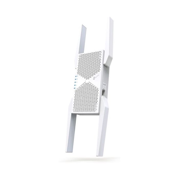 TP-Link RE655BE Repetidor WiFi 7 Tribanda BE9300 - Velocidad 9.3Gbps - 4 Antenas Externas - Configuracion Sencilla con WPS o App - Ethernet - MLO - Color Blanco
