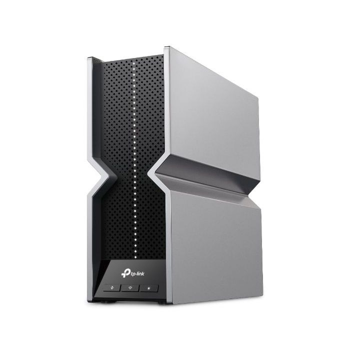 TP-Link RE800BE Repetidor WiFi 7 Tribanda BE19000 - Velocidad 19Gbps - 8 Antenas Internas - Configuracion Sencilla con WPS o App - MLO - Ethernet - Color Negro y Gris