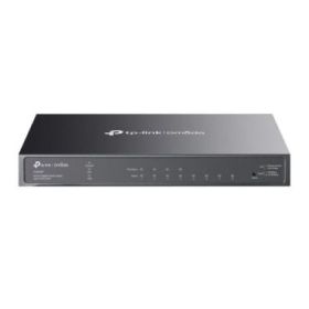 TP-Link Omada SG2008P Switch 8 Puertos RJ45 1Gbps - Negociacion Automatica - 4xPoE+ - Funciones y Seguridad Avanzada - Soporta QOS - Conmutacion 16Gbps - Carcasa Metalica - Color Negro