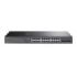 TP-Link Omada SG2428LP Switch 28 Puertos - Gestionado - 8xRJ45 1Gbps - 16xRJ45 PoE+ 1Gbps - 4xSFP - Soporta QOS - Conmutacion hasta 56Gbps - Carcasa Metalica - Color Negro
