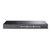 TP-Link Omada SG2428LP Switch 28 Puertos - Gestionado - 8xRJ45 1Gbps - 16xRJ45 PoE+ 1Gbps - 4xSFP - Soporta QOS - Conmutacion hasta 56Gbps - Carcasa Metalica - Color Negro