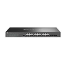 TP-Link Omada SG3428 Switch 28 Puertos - Gestionado - 24xRJ45 1Gbps - 4xSFP - Soporta QOS - Conmutacion hasta 56Gbps - Carcasa Metalica - Color Negro