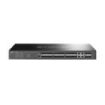 TP-Link Omada SG3428XF Switch 28 Puertos - Gestionado - 20xSFP - 4xRJ45/SFP Combo - 4xSFP+ 10Gbps - Soporta QOS - Doble Fuente de Alimentacion - Conmutacion hasta 128Gbps - Color Negro