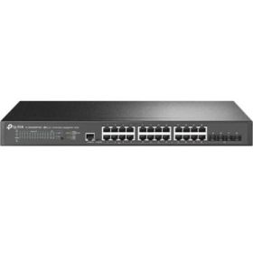 TP-Link Omada SG3428XPP-M2 Switch 28 Puertos - Gestionado - 8xRJ45 PoE++ 2.5Gbps - 16xRJ45 PoE+ 2.5Gbps - 4xSFP 10Gbps - Soporta QOS - Conmutacion hasta 200Gbps - Color Negro