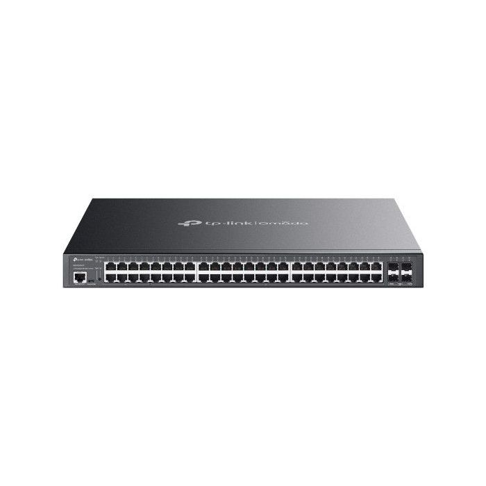 TP-Link Omada SG3452XMPP Switch 52 Puertos - Gestionado - 40xRJ45 PoE+ 1Gbps - 8xRJ45 PoE++ 1Gbps - 4xSFP+ 10Gbps - Soporta QOS - Conmutacion hasta 176Gbps - Carcasa Metalica - Color Negro