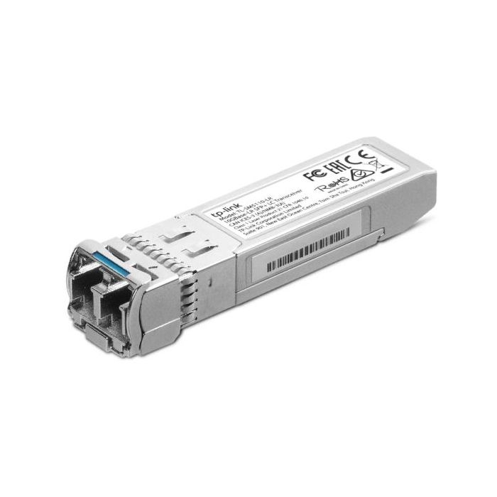 TP-Link Omada SM5110-LR Modulo Transceptor SFP+ - Fibra Optica hasta 10km - Velocidad hasta 10Gbps - Conexion en Caliente - Monitorizacion DDM