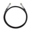 TP-Link Omada SM5220-3M Cable de Conexion Directa de 3m - Velocidad hasta 10Gbps - Conector 10G SFP+ - Cobre Plateado - Color Negro