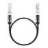 TP-Link Omada SM9220-1M Cable de Conexion Directa de 1m - Velocidad hasta 100Gbps - 30AWG - Plug and Play - Conector QSFP28 - Cobre Plateado - Color Negro