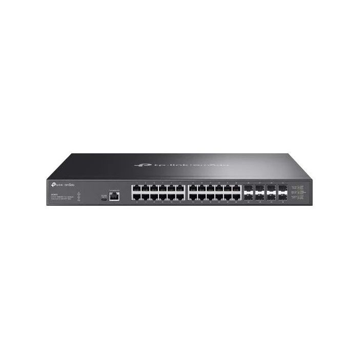 TP-Link Omada SX3832 Switch 32 Puertos - Gestionado - 24xRJ45 10Gbps - 8xSFP+ 10Gbps - Soporta QOS - Conmutacion hasta 640Gbps - Color Negro