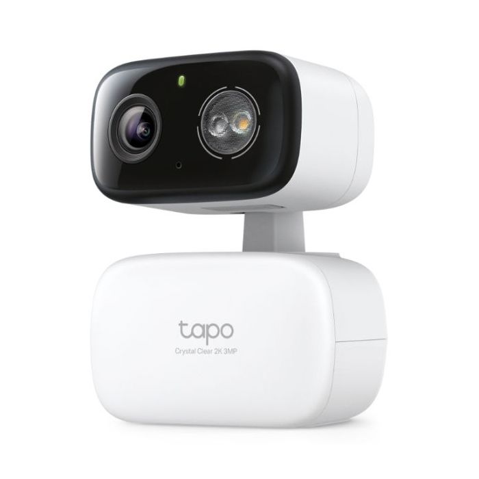 TP-Link Tapo C216 Camara de Seguridad - 2K QHD - IP65 - WiFi - Deteccion con IA - Resolucion 3Mpx - Vision Nocturna - Audio Bidireccional - Cancelacion de Ruido - Color Blanco y Negro