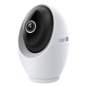 TP-Link Tapo C260 Camara de Seguridad - 4K - Deteccion con IA - WiFi - Resolucion de 8Mpx - Vision Nocturna - Audio Bidireccional - Cancelacion de Ruido - Color Blanco y Negro