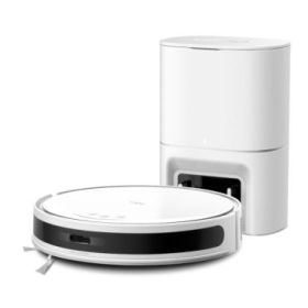 TP-Link Tapo RV20 Max Plus White MagSlim Robot Aspirador con Friegasuelos - 5300Pa - 2600mAh - Base de Autovaciado de 3l - Mapeo Preciso - Filtro HEPA - 2 Depositos de 300ml - Color Blanco
