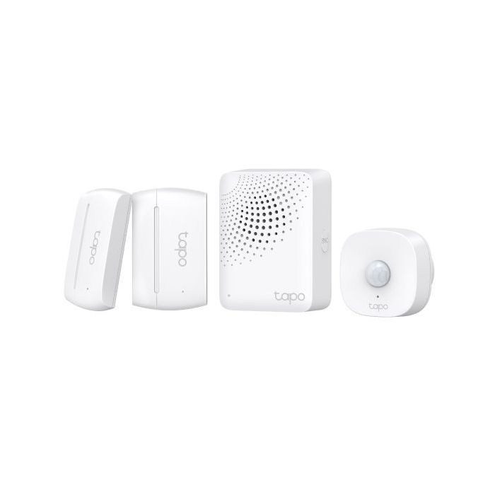 TP-Link Tapo T30 KIT Pack de Sensores Inteligentes - Hub Concentrador - Sensor de Movimiento - Detector de Apertura - Incluye Accesorios - Color Blanco