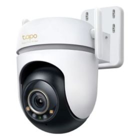 TP-Link Tapo TC43 Camara de Seguridad Exterior - Deteccion con IA - WiFi - RJ45 - Resolucion 5Mpx - Vision Nocturna - Audio Bidireccional - Cancelacion de Ruido - Color Blanco y Negro
