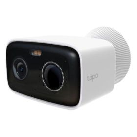 TP-Link Tapo TC80 Camara de Seguridad para Exterior - IP65 - WiFi - Ethernet - Resolucion de 2Mpx - Vision Nocturna - Color Blanco y Negro