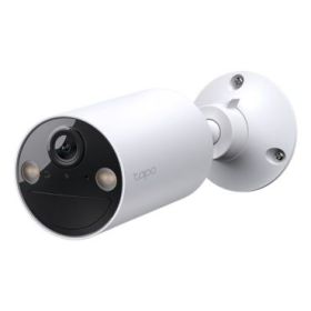 TP-Link Tapo TC82 Camara de Seguridad - Bateria 6400mAh - IP65 - WiFi - Vision Nocturna - Resolucion de 3Mpx - Color Blanco y Negro