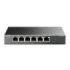 TP-Link TL-SF1006P Switch 6 Puertos RJ45 100Mbps - No Administrado - 4x PoE - Plug and Play - Autoaprendizaje MAC - Color Negro