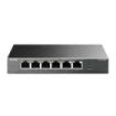 TP-Link TL-SF1006P Switch 6 Puertos RJ45 100Mbps - No Administrado - 4x PoE - Plug and Play - Autoaprendizaje MAC - Color Negro