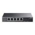 TP-Link TL-SG1005P-PD Switch 5 Puertos RJ45 1Gbps - Alcance hasta 250m con Cable - Conmutacion hasta 10Gbps - Recuperacion Automatica - Plug and Play - Carcasa Metalica - Color Negro