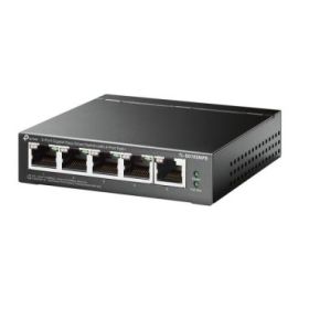 TP-Link TL-SG105MPE Switch 5 Puertos RJ45 1Gbps - Negociacion Automatica - Conmutacion hasta 10Gbps - Soporta QOS - Autorecuperacion - Plug and Play - Color Negro