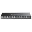 TP-Link TL-SG116P Switch 16 Puertos - No Administrado - RJ45 PoE 1Gbps - Conmutacion hasta 32Gbps - Recuperacion Automatica - Color Negro