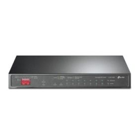 TP-Link TL-SG1210MP Switch 10 Puertos - No Administrado - 9xRJ45 1Gbps - SFP 1Gbps - Conmutacion hasta 20Gbps - Recuperacion Automatica - Plug and Play - Color Negro