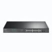 TP-Link TL-SG1218MP Switch 20 Puertos - No Administrado - 16xRJ45 PoE 1Gbps - 2xRJ45 1Gbps - 2xSFP - Soporta QOS - 2 Ventiladores Internos - Plug and Play - Carcasa Metalica - Color Negro
