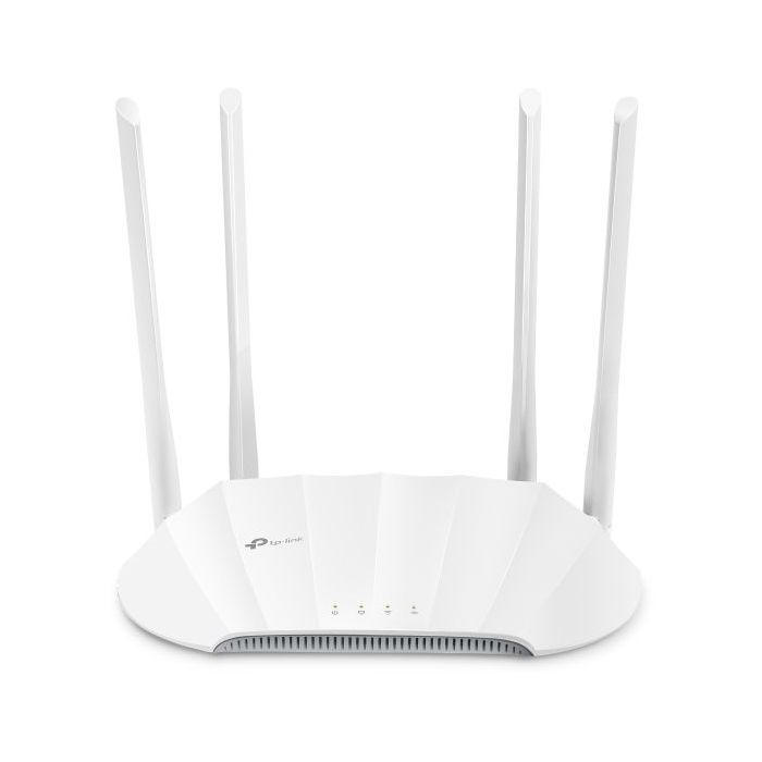 TP-Link TL-WA1801 Punto de Acceso de Doble Banda - PoE - Velocidad hasta 1.8Gbps - 4 Antenas Fijas - WiFi 6 AX1800 - Ethernet - Color Blanco