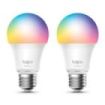 TP-Link TL13E Pack de 2 Bombillas Inteligentes RGB - Casquillo E27 - Intensidad Regulable - WiFi - Compatible con Asistente de Voz - Control con App - Multicolor