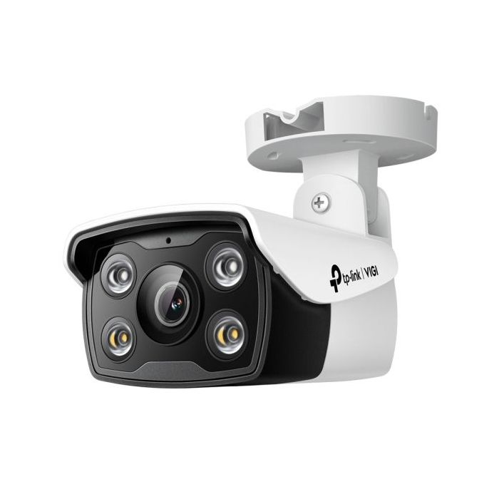 TP-Link Vigi C330 Camara de Seguridad para Exterior - Lente de 2.8mm - IP67 - Ethernet - Resolucion de 3Mpx - Deteccion Inteligente - Vision Nocturna - Color Blanco y Negro