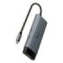 TP-Link UH5020C Hub 5 en 1 - HDMI 4K - 2xUSB-C - 2xUSB-A - Cable USB-C de 18cm - Plug and Play - Aluminio - Color Negro y Gris