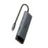 TP-Link UH7020C Hub 7 en 1 - Power Delivery 100W - HDMI 4K - 2xUSB-C - 2xUSB-A - SD - MicroSD - Cable USB-C de 18cm - Aluminio - Plug and Play - Color Negro y Gris