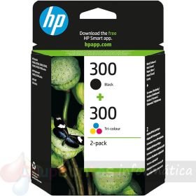 HP 300/901 Negro + Color Pack de 2 Cartuchos de Tinta Originales - CN637EE/SD519AE