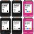 HP 300XL Negro + Color Pack de 6 Cartuchos de Tinta Remanufacturados