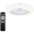 Philips Amigo Flat Fan Ceiling IR RD Ventilador de Techo con Luz LED Hasta 6500K - Aspas Integradas - 20W Ventilador + 42W Luz  - Sparkle - Mando a Distancia - Color Blanco