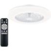 Philips Amigo Flat Fan Ceiling IR RD Ventilador de Techo con Luz LED Hasta 6500K - Aspas Integradas - 20W Ventilador + 42W Luz  - Mando a Distancia - Color Blanco