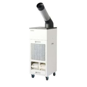 Brother Spot Cooler PD-7100S Climatizador Evaporativo - Potencia Hasta 220W - Flujo Hasta 500 m3/h - Hasta 6 Horas de Enfriamiento - Dos Tanques de 5 Litros Extraibles - Ruedas Multidireccionales - Color Blanco