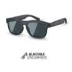 Energy Sistem LightFlex Music Sunglasses Gafas Bluetooth - Lentes Polarizados con Proteccion UV400 Superior - 2 Niveles de Oscuridad - Reproduccion de Musica - Microfono y Asistente de Voz - IPX5 - Control Tactil - Autonomia 5 horas - Color Negro