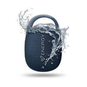 Energy Sistem EnergyClip Altavoz 9W - Radio FM - Bluetooth 5.4 - True Wireless - IPX7 - USB y MicroSD - Color Azul