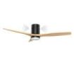 Energy Sistem SoundAir Speaker Ventilador de Techo con Luz - Motor DC - Altavoz 5W - Modo Sleep y Modo Breeze - Luz LED 1800lm con 3 Tonos de Temperatura - Mando a Distancia - Color Negro/Madera