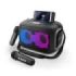 Energy Sistem KaraokeStar Altavoz 60W - Bluetooth 5.4 - True Wireless - IPX4 - 8h Autonomia - Luces LED - 2 Microfonos Inalambricos - Reproductor MP3 - Color Negro