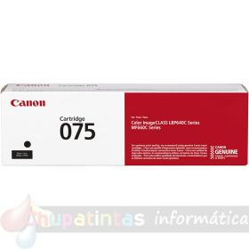 Canon 075 Negro Cartucho de Tóner Original 1.400 Páginas