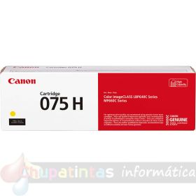 Canon 075H Amarillo0Cartucho de Tóner Original 2.500 Páginas