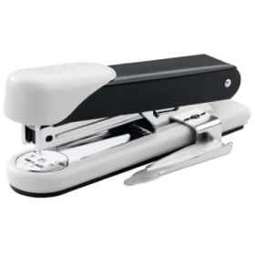 Novus Stabil Grapadora de Sobremesa con Quitagrapas - Capacidad de grapado 30 Hojas - Grapas 24/6, 26/6 - Grapado Abierto, Cerra