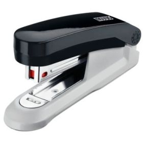 Novus Evolution E15 Grapadora de Sobremesa - Hasta 15 Hojas - Grapado Cerrado y Clavado - Incluye 200 Grapas Nº10 - Color Negro/